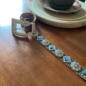 Bling western belt